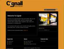 Tablet Screenshot of cignall.com.au